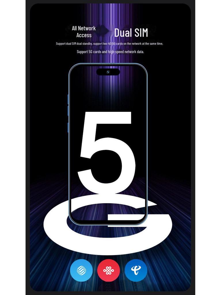 Смартфон i15 Pro Max 5G на 512 ГБ - Разблокированное устройство Android