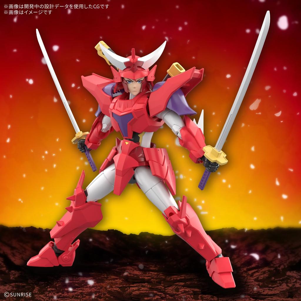 BANDAI SPIRITS 30MF Бронированная Легенда Самурай Пламенный Парень Пластиковый Моделистский Набор Десантники Предварительно Окрашенный