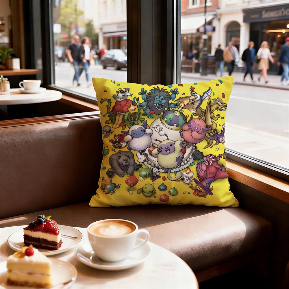 Game Dragon Quest Rocket Slime Cushion Cover Decorative Cushions Covers Cover Sofa x Pillow  Piece x x Pillowcase