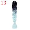 Ombre Braiding Hair Extensions 24inch 115g Synthetic Jumbo Braids Hair Fiber Pink Purple Blue Green