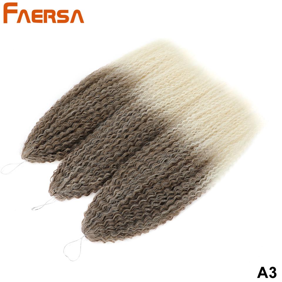 Вязание крючком для волос Бразильские косы Синтетические кудри Мягкие наращивания плетения 20 28 дюймов Афро-вязание крючком Волосы Длинные волны воды Цвет омбре Волосы