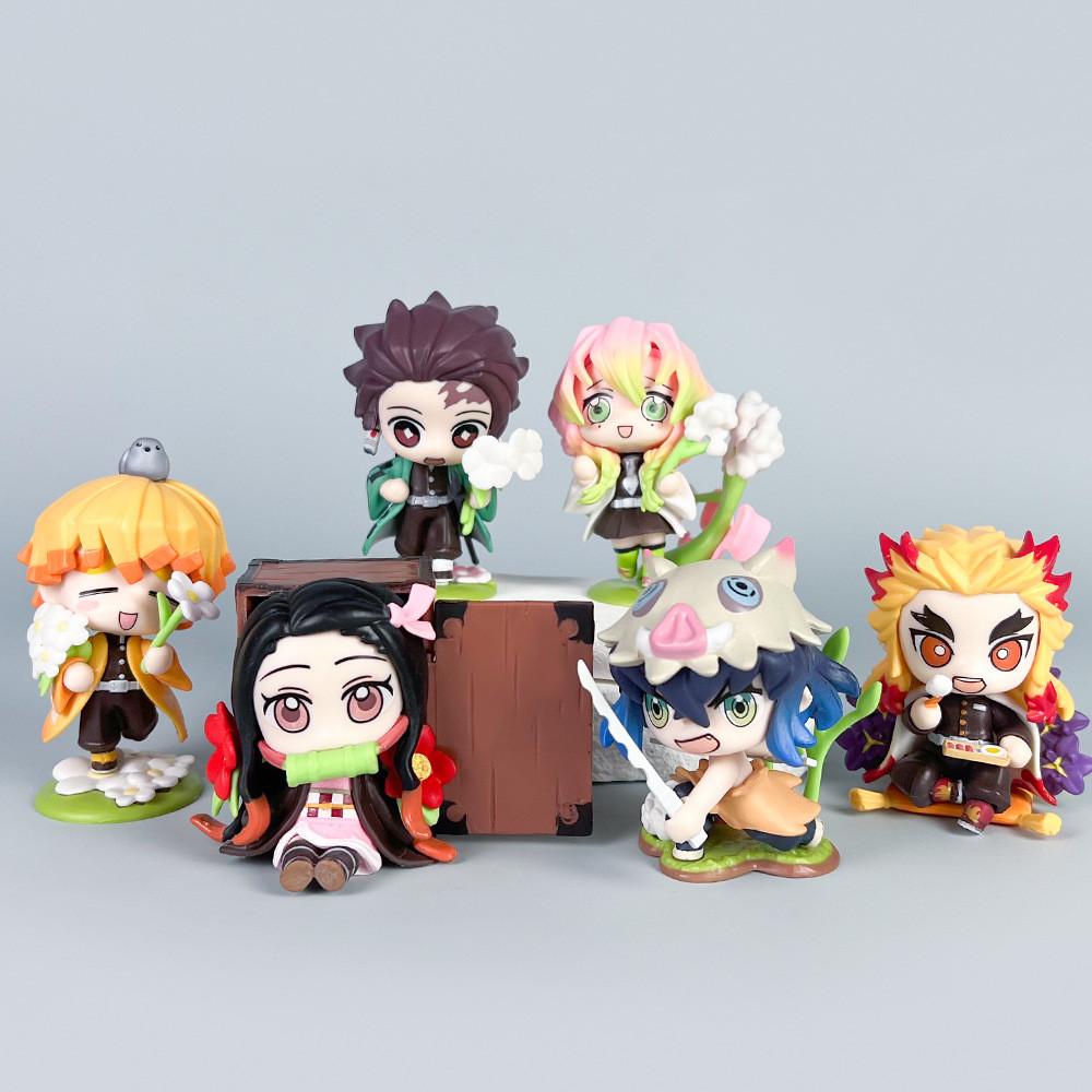 Demon Slayer Kimetsu No Yaiba Pvc Action Figures For Anime Enthusiasts And Decor