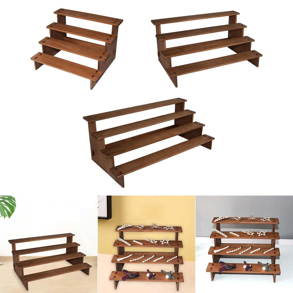 Wooden Display Stand, Spice Rack, Multifunctional Stand for Desserts And Ingredients