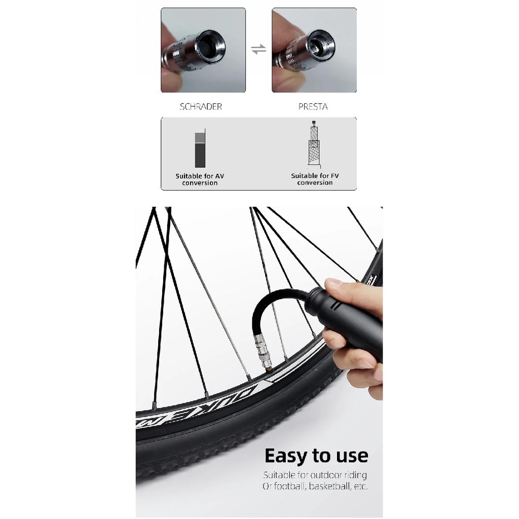 Bicycle Pump Portable Mini Bicycle Pump Cycling Hand Air Pump Ball Tire Inflator Schrader Presta Valve MTB Road Bike Accessories