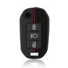 Силиконовый чехол для ключа Чехол для ключа автомобиля для Citroen C5 C3 C4 C8 Berlingo для Peugeot Partner Rifter 208 308 508 407 2008 3008 Expert