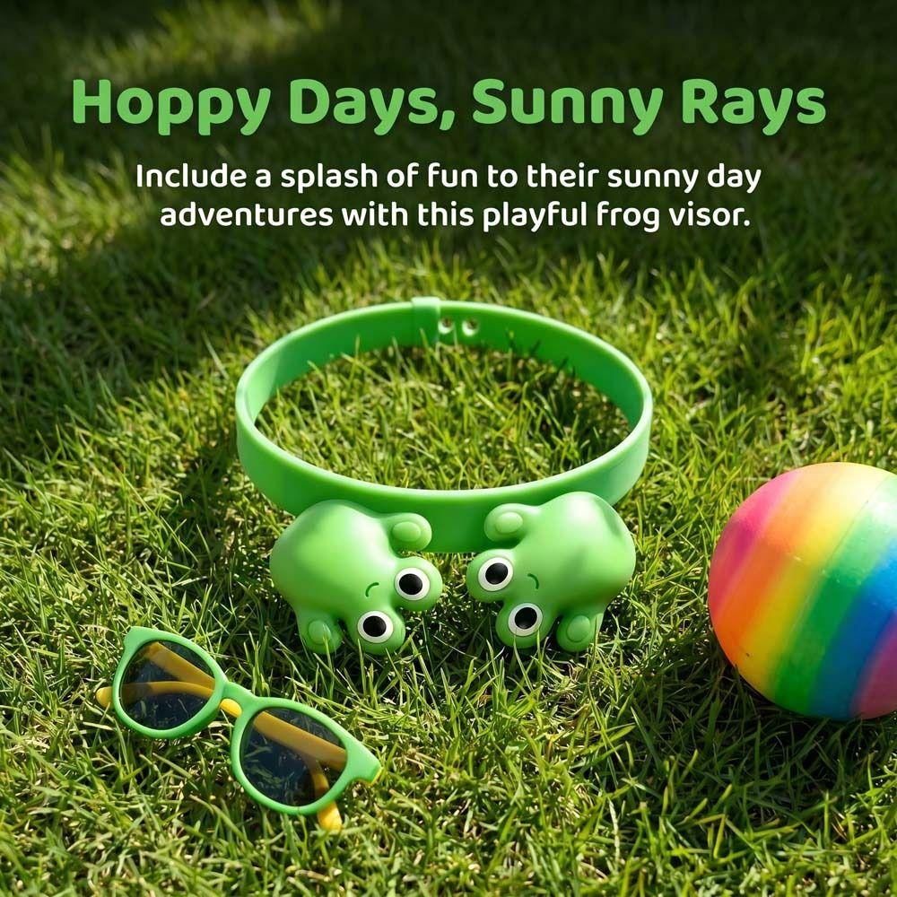 Adjustable Sun Protection Cap 3D Printing Outdoor Beach Hat 3D Printing Frog Cap  Beach Holiday