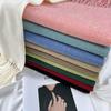 Winter New Imitation Cashmere Solid Color Fashionable Warm Scarf, Women'S Thick Dual-Use Long Shawl