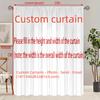 Simple Geometric Circular Line - Pole Bag Curtains, Bedroom And Kitchen Decoration, Home Decoration, Living Room Decoration