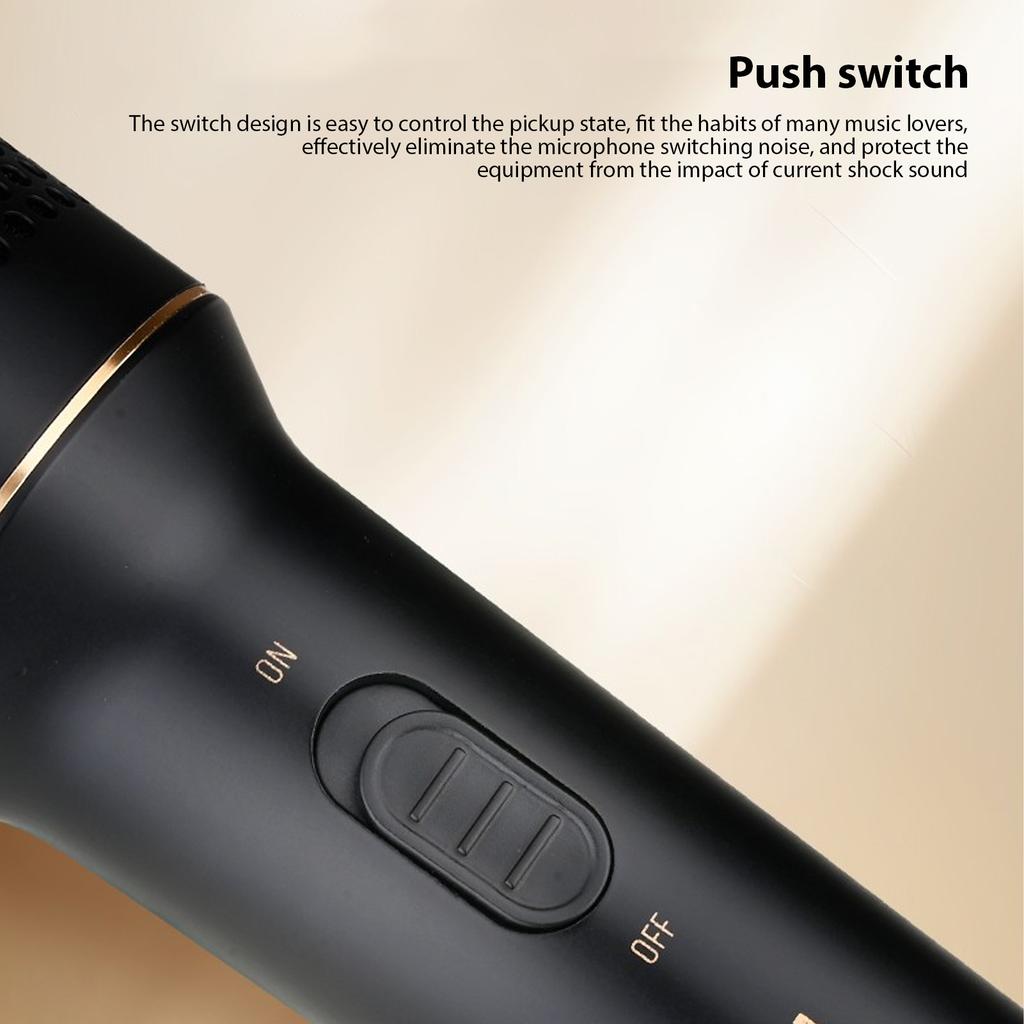 Takstar Ручной кардиоидный динамический вокальный микрофон, проводной микрофон XLR с выключателем питания и выключения