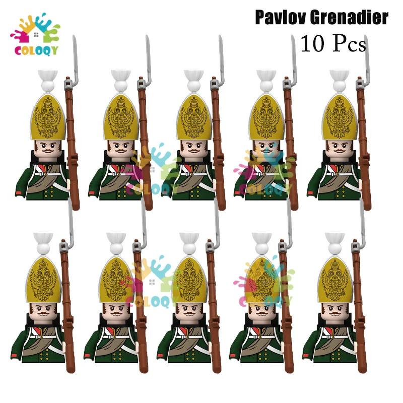 Kids Toys 22Pcs/10Pcs Napoleonic Wars Military Soldier Building Blocks Imperial Navy Figures Toys For Kids Birthday Gifts