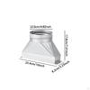 Duct Transition Vent Connector Adapter Galvanized for Ventilation System