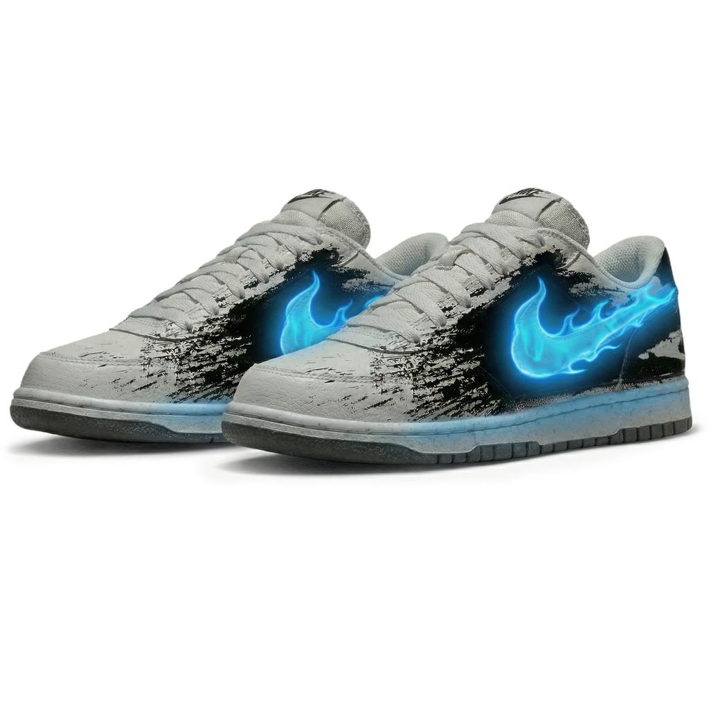 Nike Кроссовки Dunk Triple Lab, Синий Огненный износстойкие нескользящие низкие кеды для скейтбординга мужские Синий 355152-017(Команда210-)