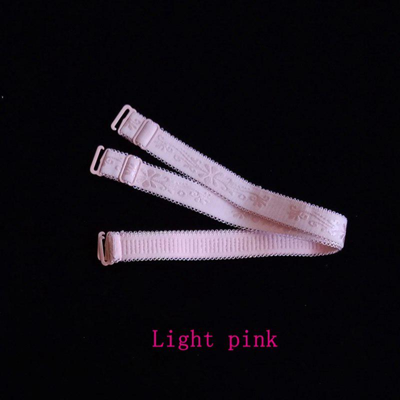 Adjustable Floral Lace Buckle Bra Straps For Women's Elastic Bra Extension Strap Clip Expander Adjust