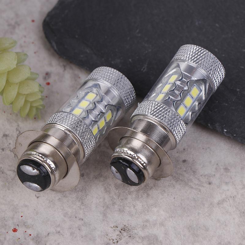 ATV 2 шт. 80 Вт супер белые светодиодные лампы P15D H6M для Yfm350 400 450 660 700 Raptor Blaster 200 350 Yfz 450 Trx 400Ex Ltz400