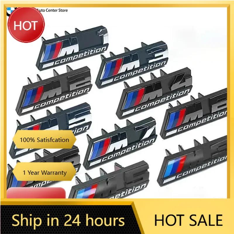 QHIT7 Hot For BMW 3D Emblem Car Front Grill Badge M1 M2 M3 M4 M5 M6 M7 M8 Competition E92 E93 F36 G01 G02 G05 G11 G12 G21 G29 G30 G31