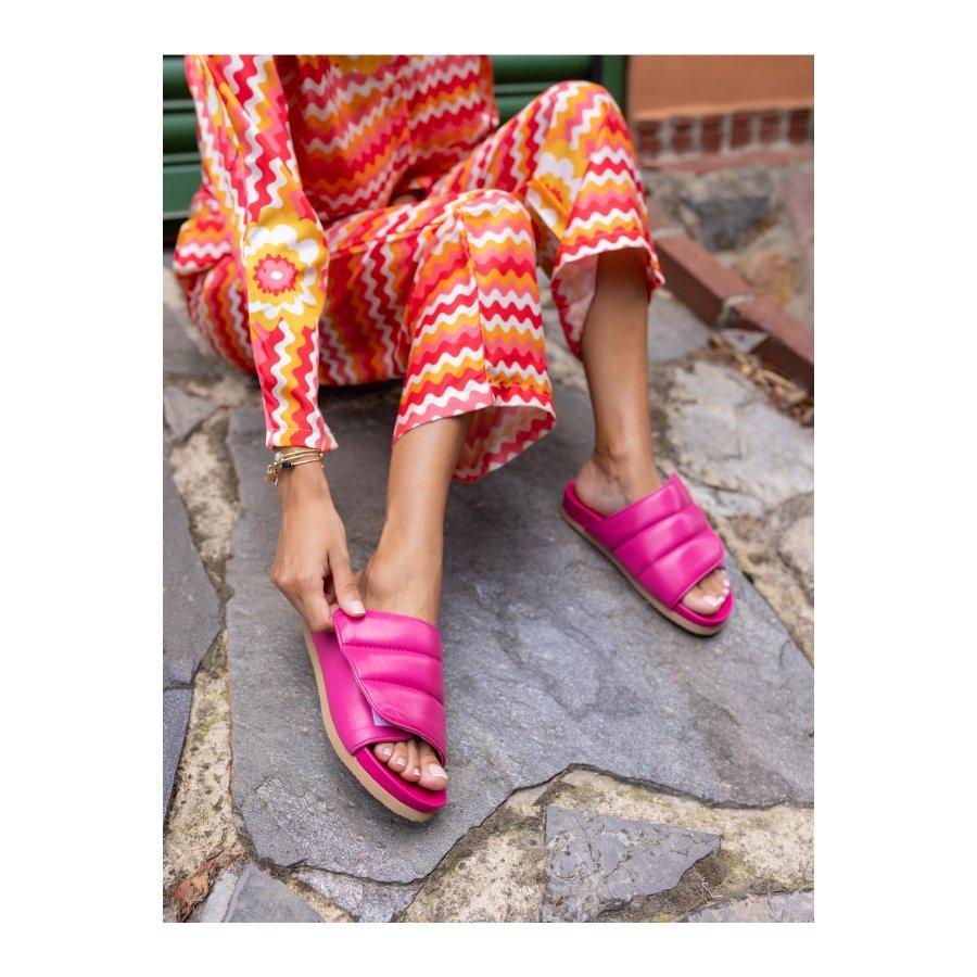 Женские летние повседневные тапочки из натуральной кожи