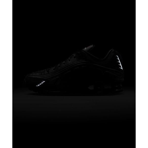 Nike Мужские кроссовки Shox R4 Triple Black 2025 Ярко-малиновый HQ1988-001