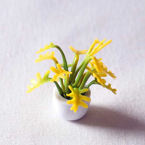 Мини-горшок, аксессуары, маленький горшок для растений, высокий кукольный домик, имитация декора