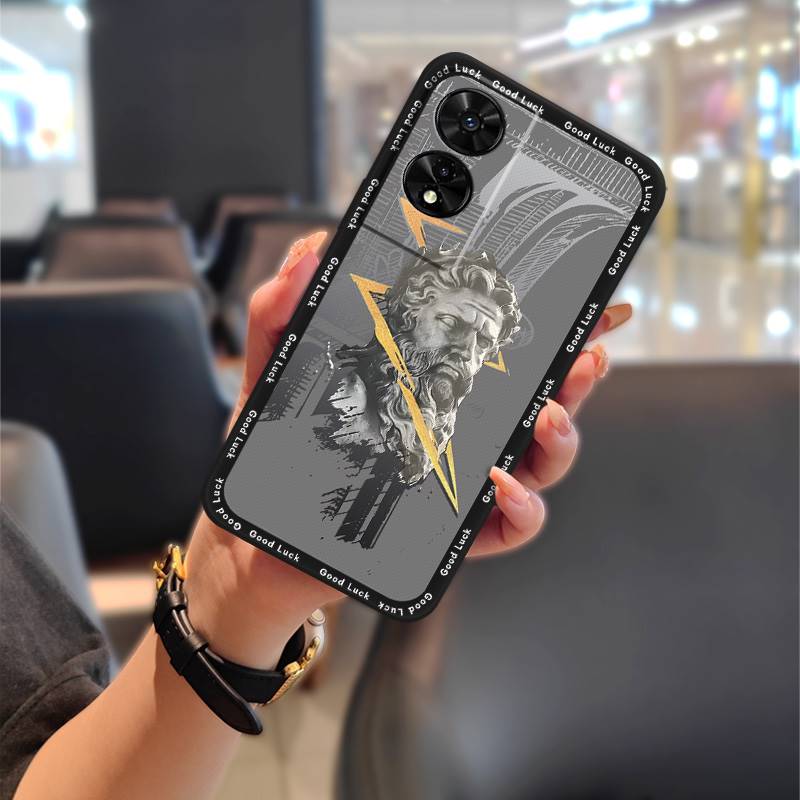 Protective Cute Phone Case For TCL 505/T509K/T5094 Fashion Design Back Cover Anti-knock Durable Silicone Full Wrap TPU