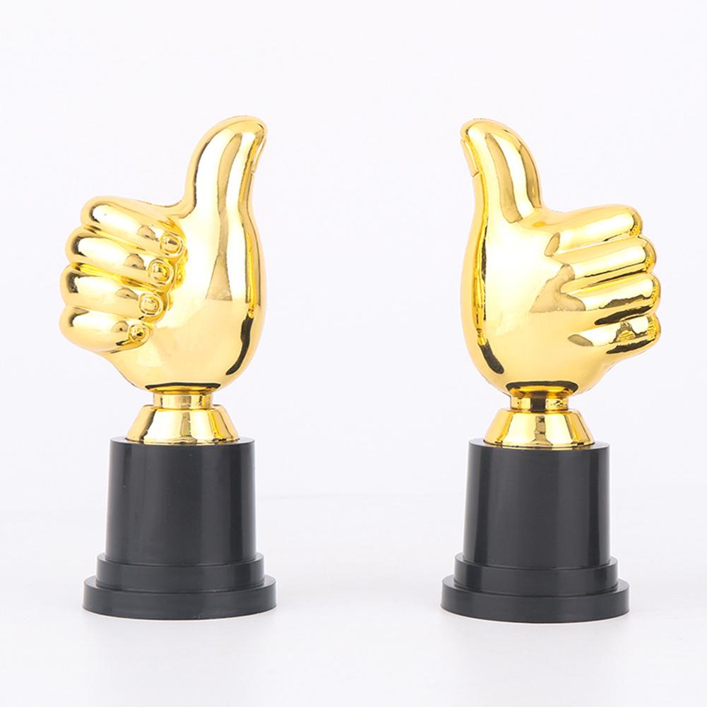 1-3pcs Thumbs Up Trophy Competition Winner Prize Encouragement Mini Victory Trophies Award Prizes for Children Party Favors