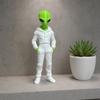 Статуэтка инопланетянина Yousheng в толстовке, 3D-печатная зеленая фигурка инопланетянина, Коллекционная скульптура инопланетянина, Научно-фантастическое настольное украшение, Подарок для любителей инопланетян