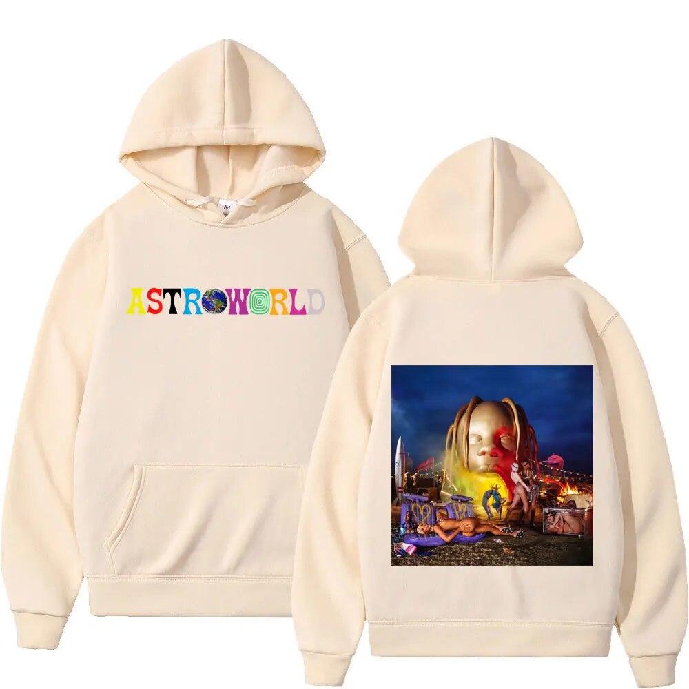 Hip Hop Rapper Cactus Jack Wink Utopia Print Hoodie Unisex Women Fashion Y2k Aesthetics Sweatshirt Street Vintage Oversized Hoodies