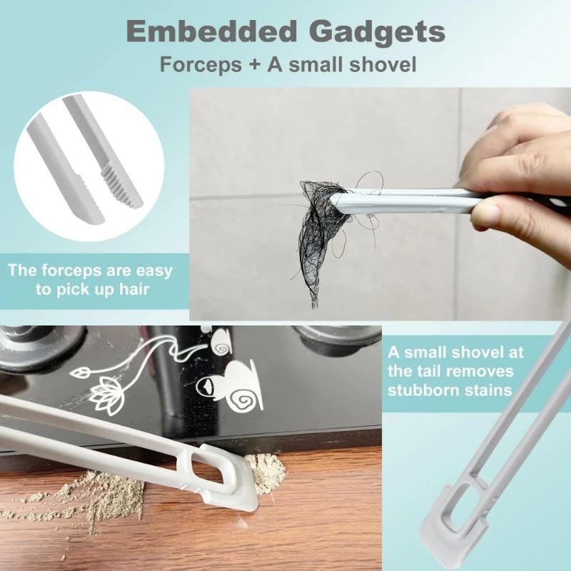 Multi-Function Rotating Crevice Cleaning Brush Household Cleaning Brush No Dead Corners Hard Bristle Brush Suitable for Cleaning