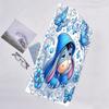 1pc Eeyore1 Beach Towel with Custom Name, Beach/Swimming/Bath/Picnic/Camping Towel, Suitable for Seaside Beaches
