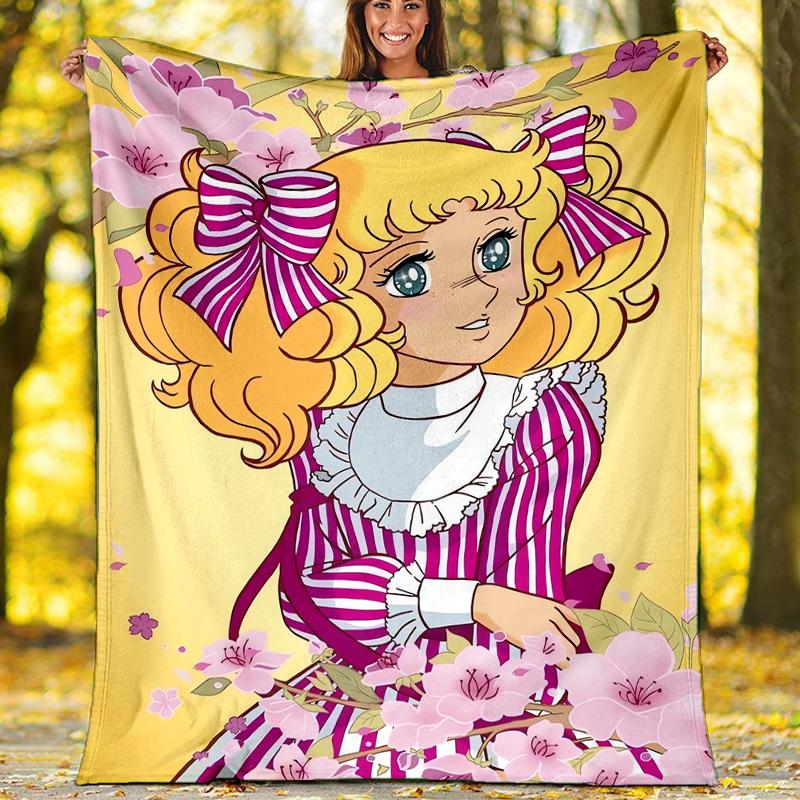 The Rose of Versailles Theme Printed Blanket - Perfect for Couch, Bed, Travel & Outdoor Use | Machine Washable, Cozy & Durable.