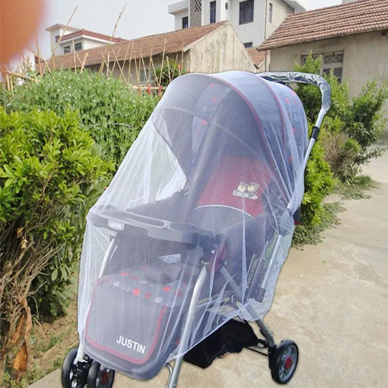 Baby Stroller Mosquito Net Universal Full Cover Baby Encryption Net Increase Mosquito Net Breathable Summer Mosquito Repellent