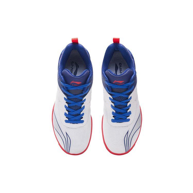 Кроссовки для настольного тенниса Li Ning Qilin 2.0 из ткани с отскоком, низкие, мужские, белые, синие, красные APPR001-2