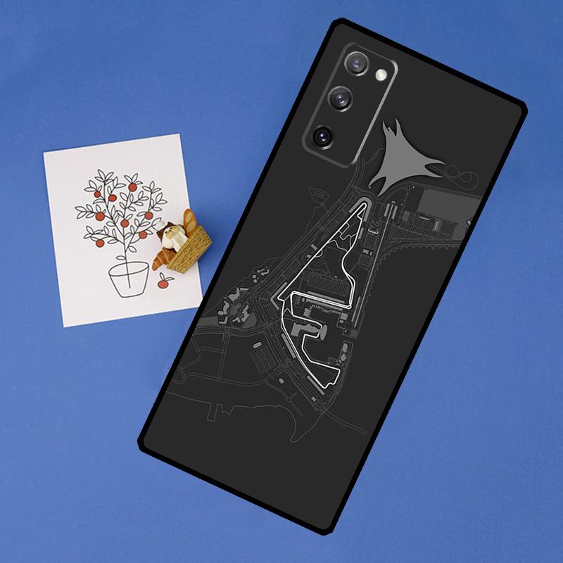 Чехол для телефона с трассами Формулы-1 Для Samsung Galaxy S25 Ultra S9 S10 S20 S21 S22 Plus S24 FE S23 Ultra Задняя крышка