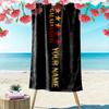 Custom Name,Galatasaray Print Beach Towel, Large Soft Quick Dry Towel for Beach Camping Swimming