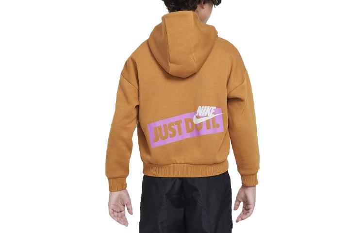 Nike Детские толстовки с капюшоном, средней плотности ткани, DX5142-754