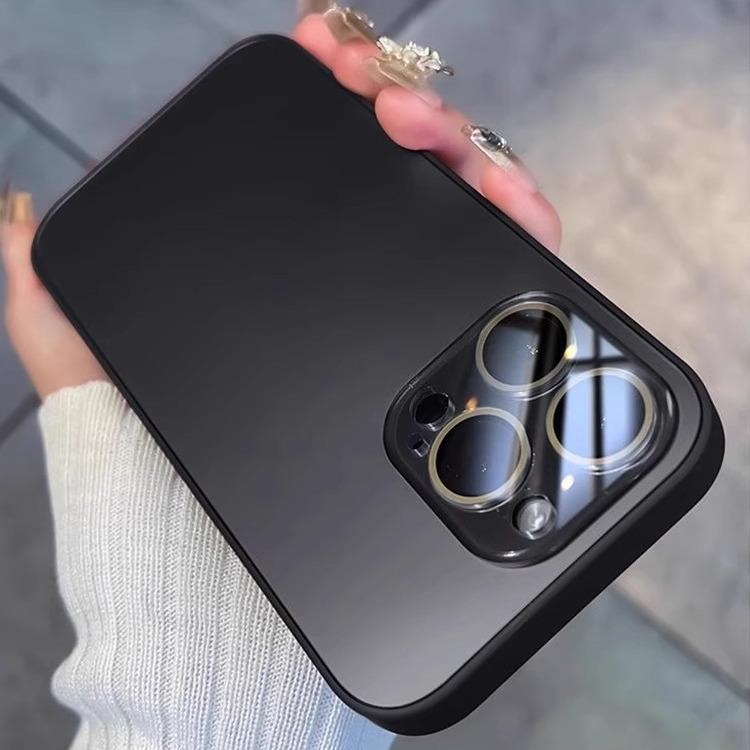 Applicable To IPhone16promax Mobile Phone Case New AG Matte Apple 14 Comes with Lens Film Anti Fall Protection Case