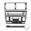 Real Carbon Fiber Car Accessories Center Console Set Cover Soft Sticker For BMW 5 Series/M5 E39 1998 1999 2000 2001 2002 2003
