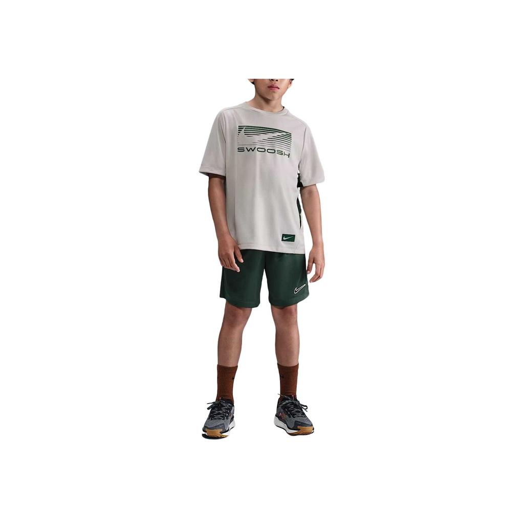 Nike Свитшот Dri-FIT Multi Comfort с буквой, круглый вырез, детский топ HJ3743-104