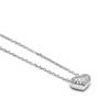 Luxenter Collier En Argent 925 Avec Zircons Brillants Finition Ens Rhodium - Love