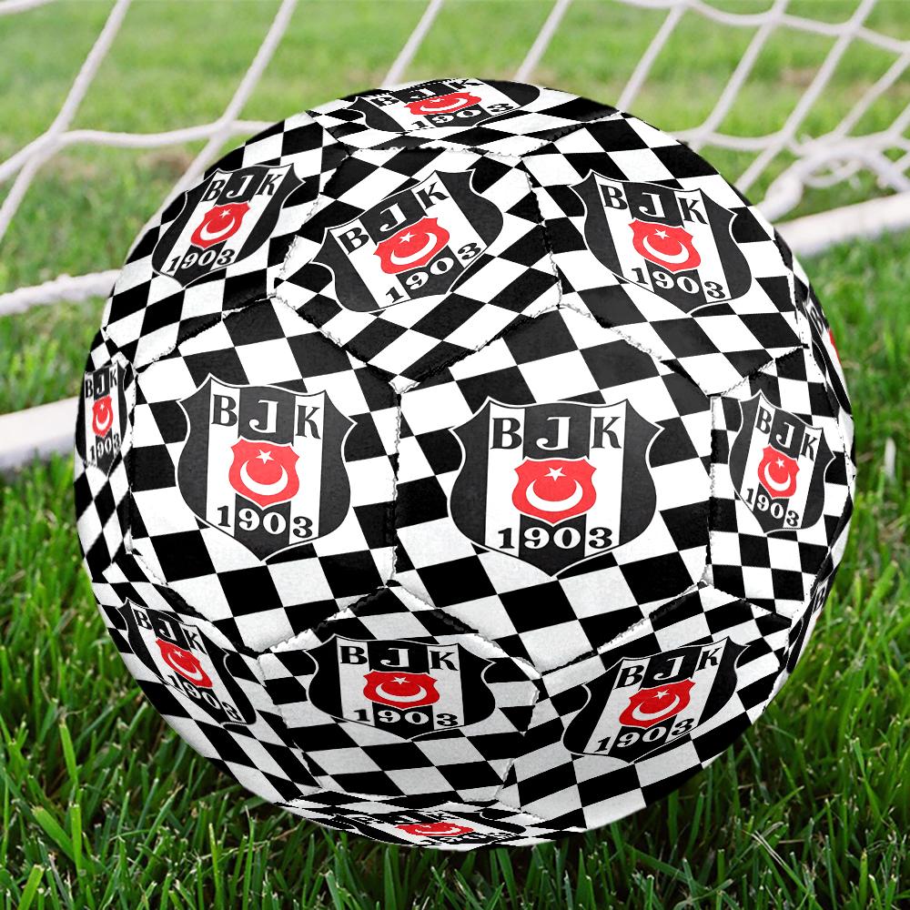Besiktas Istanbul Football Club Size 5 Soccer Ball,Indoor/Outdoor Suitable for Training Matches Tournaments Practice Games Perfect Gift for Fan