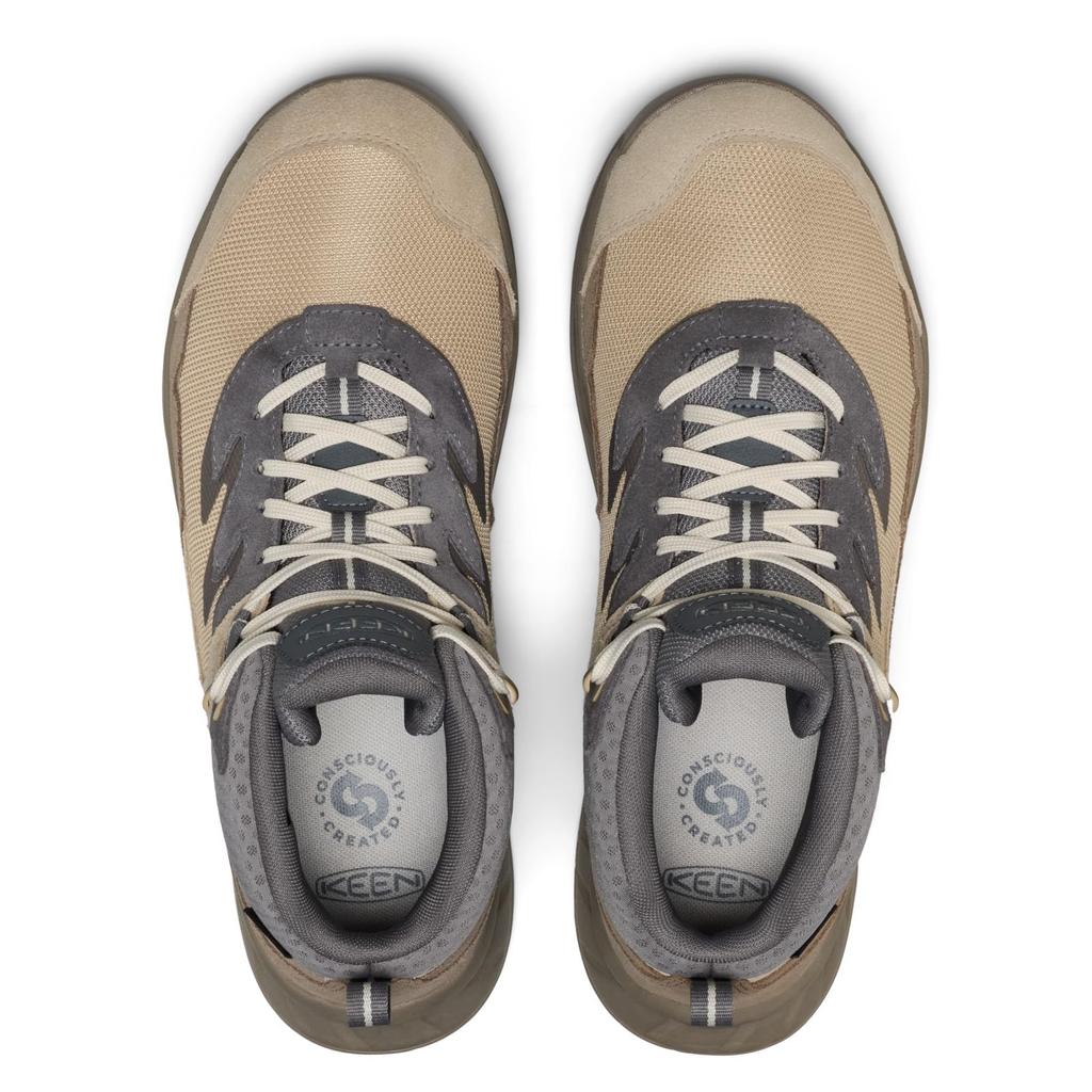 Trekking Shoes HIGHTRAIL MID WP High Trail Mid Waterproof GREY cm [KEEN] Men's SAFARI/STEEL 27.5