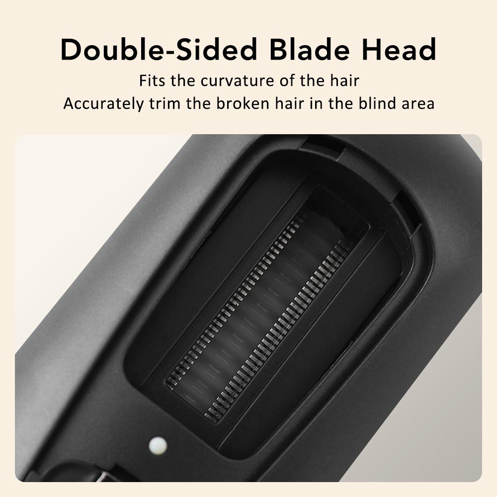 Триммер для кончиков волос 3 в 1, удалитель секущихся кончиков, триммер для сухих и поврежденных волос, утюжок для выпрямления волос для женщин, беспроводная машинка для стрижки волос