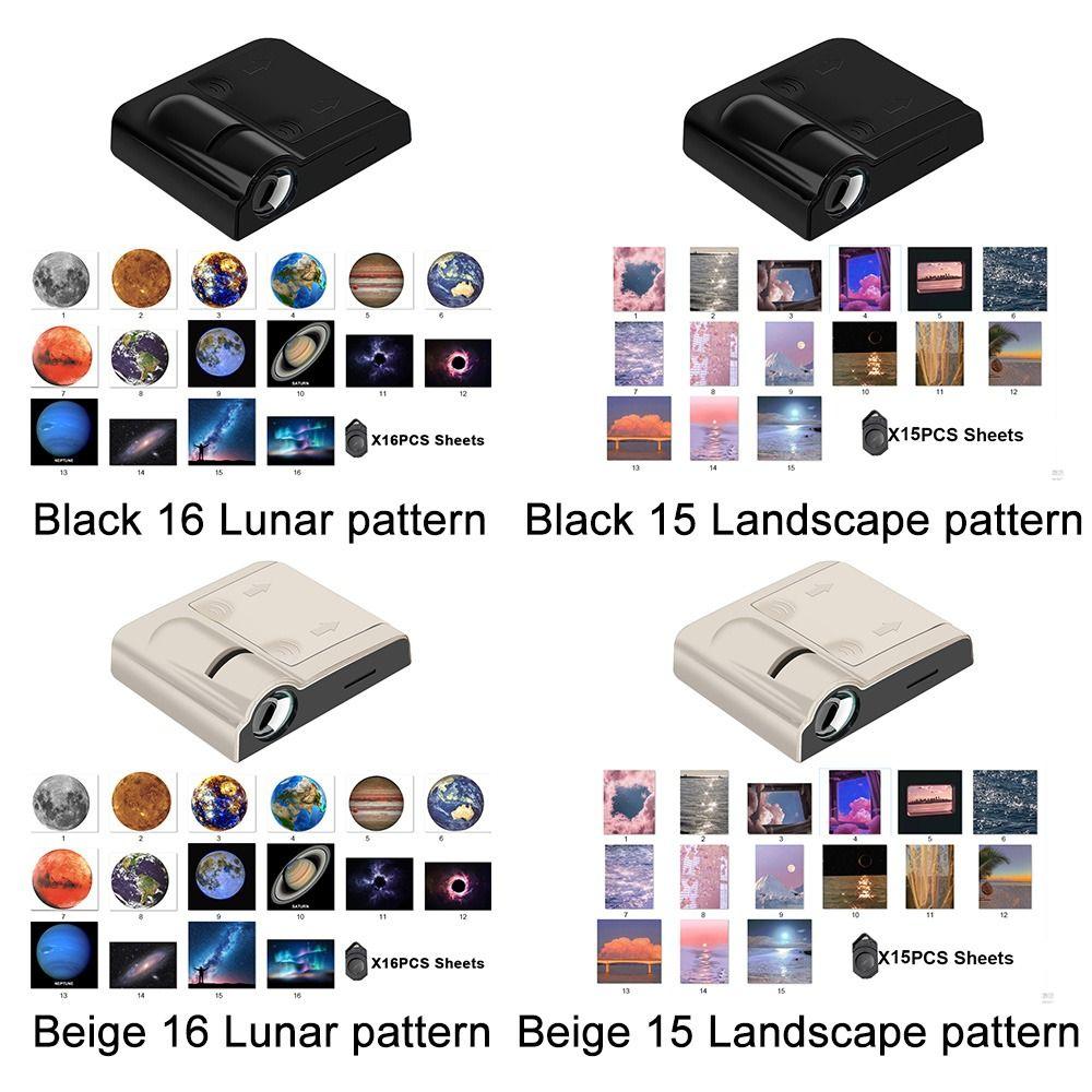 Birthday Gift Landscape Background LED Light Earth Moon Photography Lamp Moon Galaxy Projector