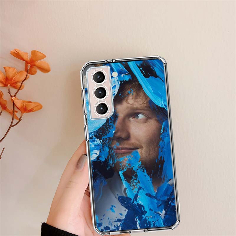 Ed sheeran Singer Clear Phone Cases for Samsung S26 Ultra Galaxy S25 Edge S24 S23 FE S21 Plus S20 S22 S10 Cover Patterned Compat