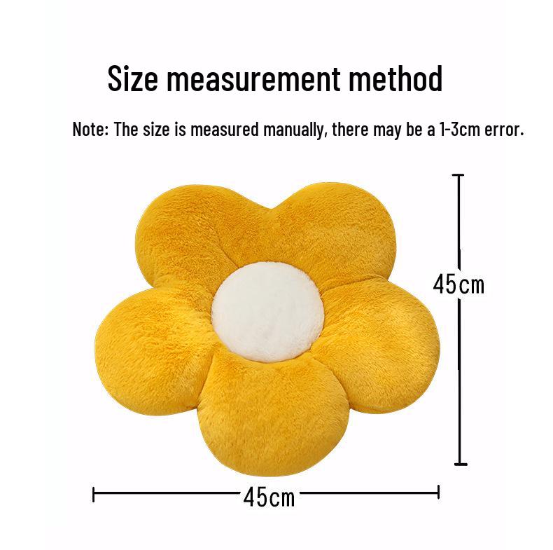 Подушка-лепесток подсолнуха: Милая подушка для сиденья, Поддержка спины для офиса, Подушка для студенческого стула, Татами для пола спальни.