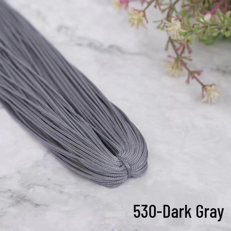 1mm Fine Ice Silk Crochet & Knitting Thread – Ideal for DIY Bags, Sandals, or Summer Hats