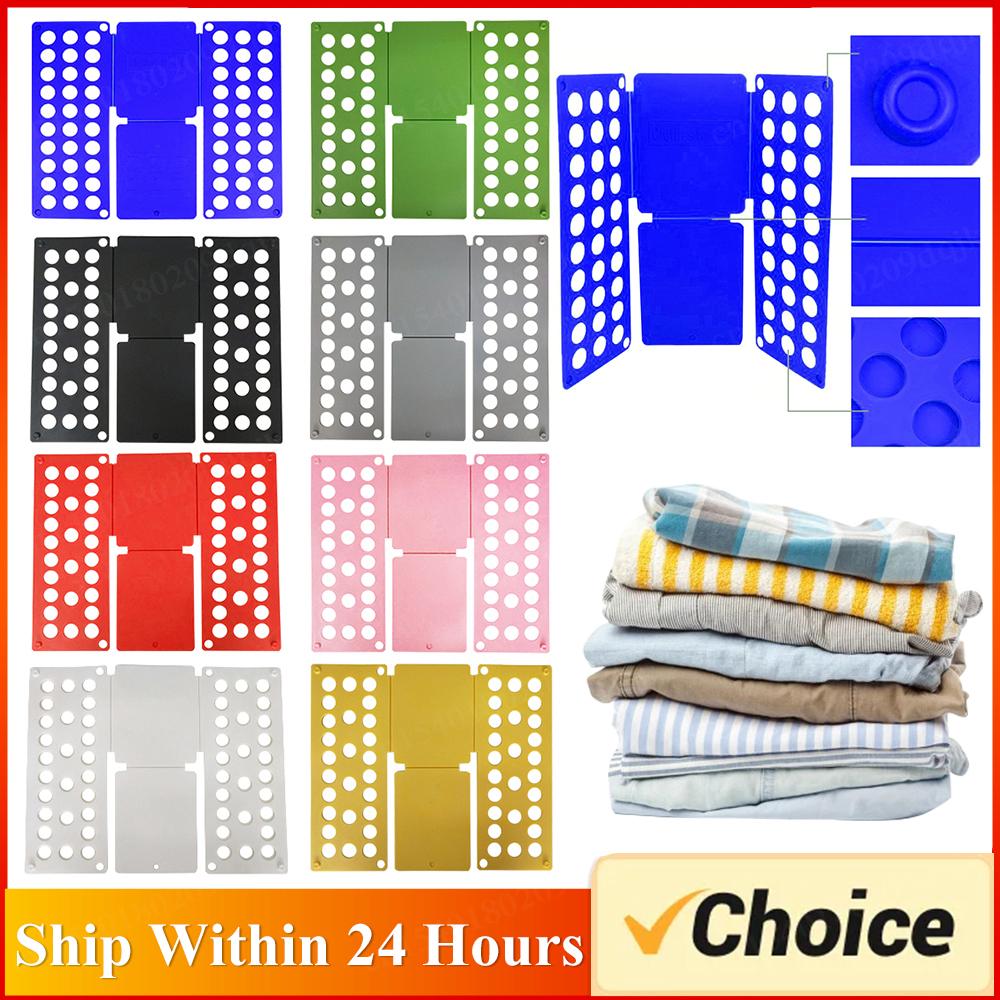68cm/48cm Plastic Clothes Folding Board Durable Laundry Folder Easy Fast Shirt Folding Board Home Storage Tool for Adults Kids