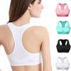Women Breathable Sports Bra Absorb Sweat Shockproof Padded Gym Running Fitness Double Layer Seamless Yoga Sports Bra Underwear