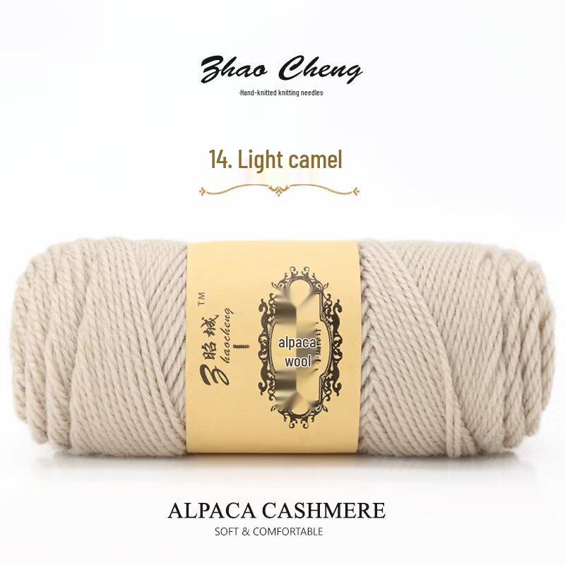 Шарф-подушка из альпаки ручной вязки – Средней толщины, Мягкий, Сделай сам, Крючком