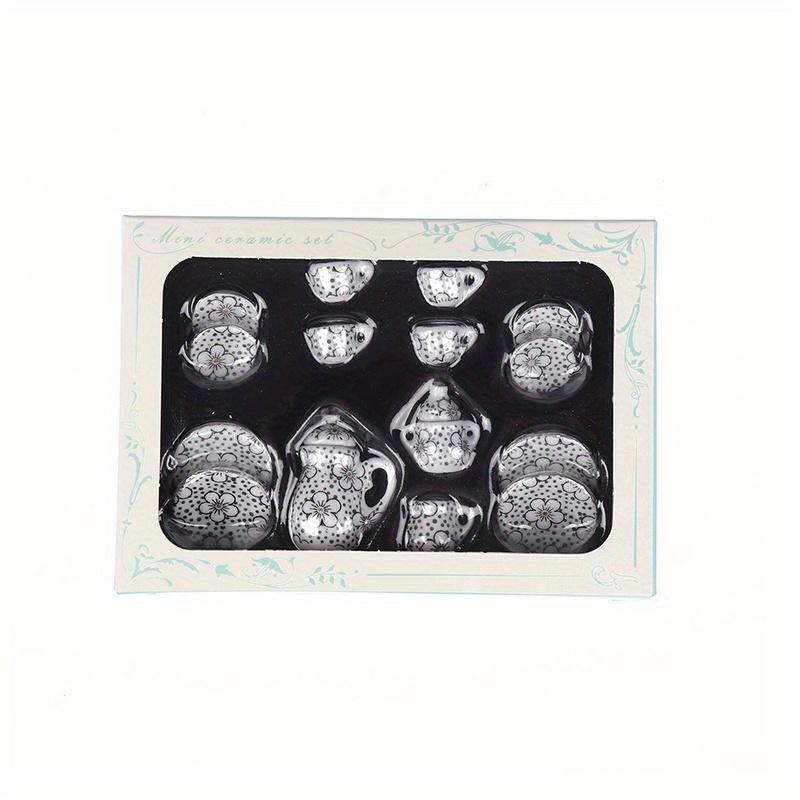 15 шт. набор мини-чайников, тарелок, чашек, аксессуаров, мини-керамической посуды, микро-аквариума, ландшафтного дизайна, украшения