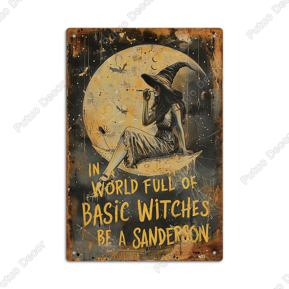 Decor 1pc Vintage Sign Funny Metal Sign, Suitable for Family, Theme Library Restaurant Decoration, Holidays, Halloween